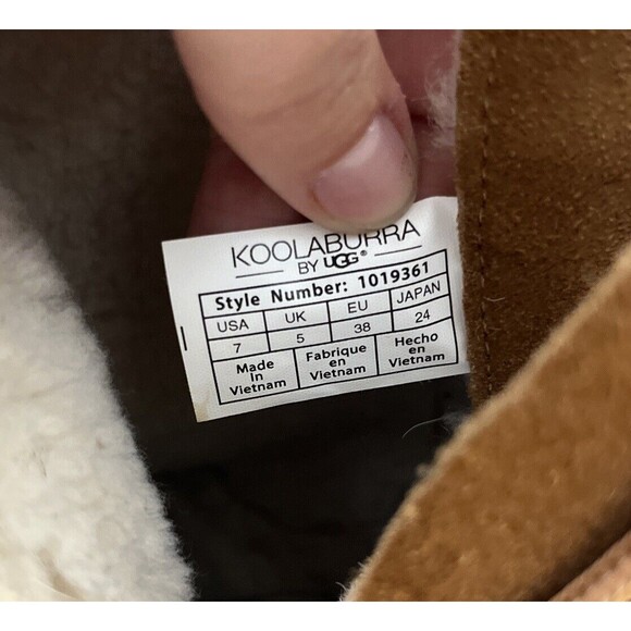 Koolaburra by UGG Shazi Short Tie Womens Size 7 Brown Classic Boots 1019361 Warm - Picture 8 of 12